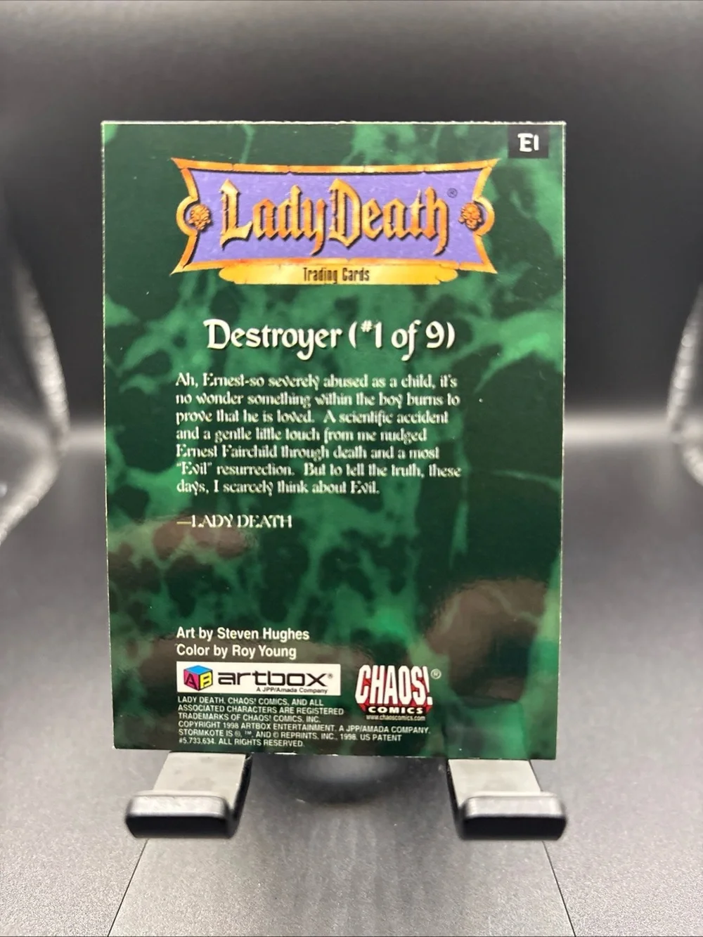 Artbox Lady Death Evil Ernie (Destroyer #1 Of 9) #E1